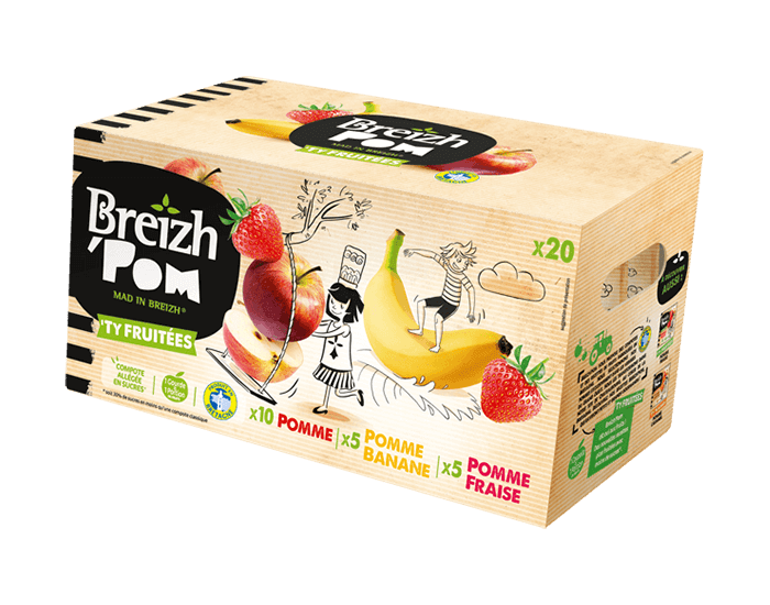 Image du produit Pomme – Pomme Fraise – Pomme Banane